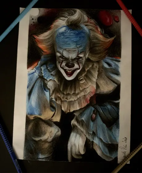 zeichnung, pennywise zeichnung, art, kunst, tattoo bremen, bremen tattoo