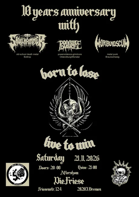 10 Jahre Born to Lose - Live to Win Tattoo